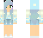 blue cat girl