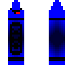 blue crayon