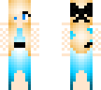 blue dress