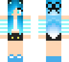 blue edit girl