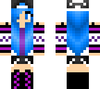 blue girl