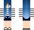 blue hair stripes
