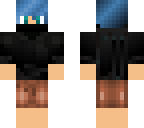 blue haired boy