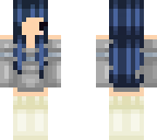 blue-haired chibi