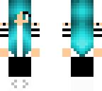blue haired girl