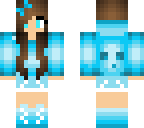 blue slime girl