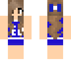 brunett cheerleader