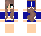 brunett pom cheerleader
