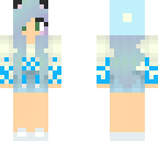 cat blue girl