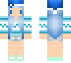 chrismas kawaii blue