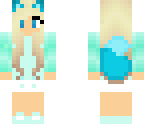 cute blue fox girl