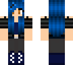 cute blue girl