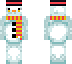 cute golden snowman 