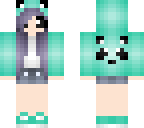 cute robot panda girl