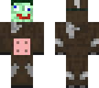 dressed up cow