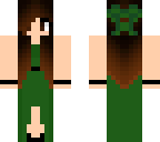 green dress with bows