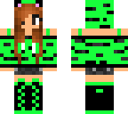 green tiger girl