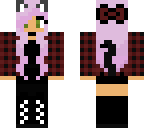 michi in a dress
