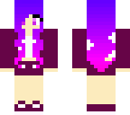 mystrious cute girl purple editoion