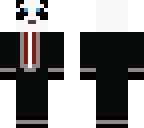 panda in suit