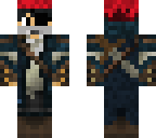 pirate with  sword on the back  and extras