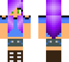 purple hair girl