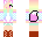 rainbow fox girl