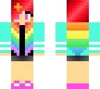 rainbow girl