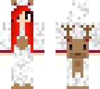 red hair reindeer girl