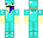 a guys with diamond armor