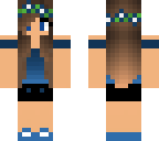 beautifully blue girl