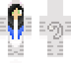 black and blue hair cat girl