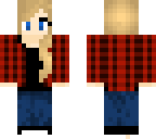 blonde and flannel