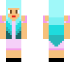 blue and pink girl