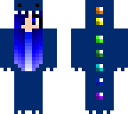 blue dino girl