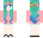 blue hair girl
