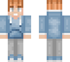 blue hoodie boy