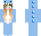 blushing dino onesie