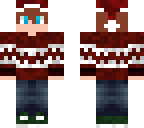 brown haired winter skin