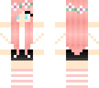 casual pink girl