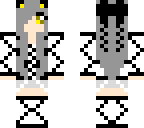 cat girl yellow