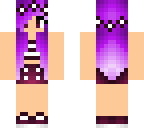 cute purple girl