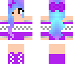 cute purple girl