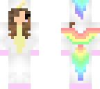 edited unicorn girl