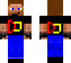 epic man with blue headphones