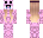 girl in a creeper costume