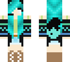 herobrine wolf girl