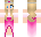 hot pink princess with blue eyes