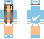 light blue nike girl