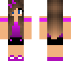 magenta ombre girl